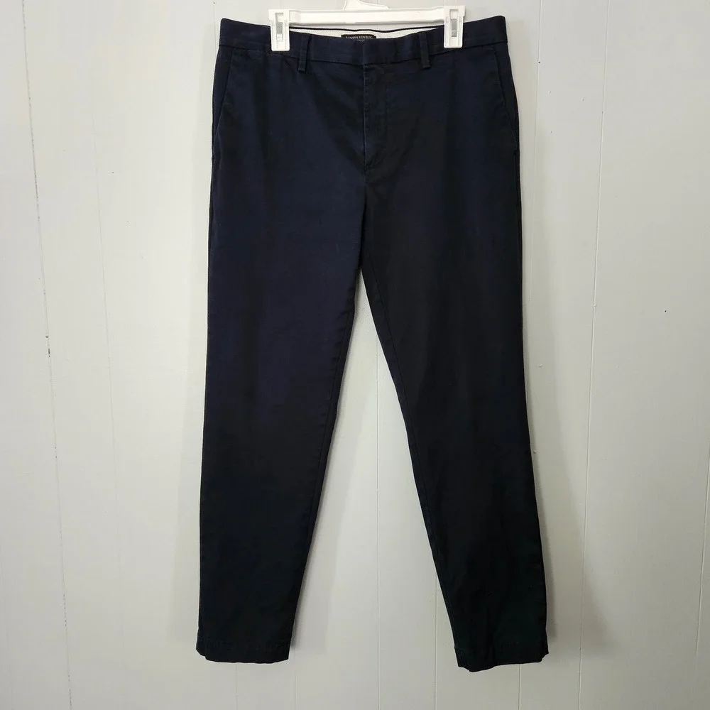 Banana Republic Mason Athletic Tapered Fit Chinos Mens 34x32 Casual